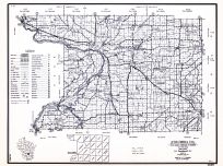Columbia County, Wisconsin State Atlas 1956 Highway Maps